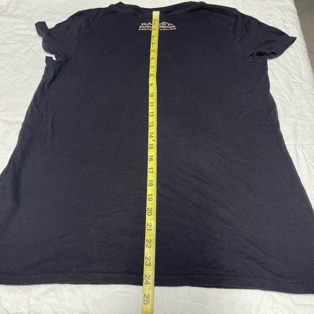Harley Davidson Women Tshirt Size Large Ride Free Black - Picture 8 of 10